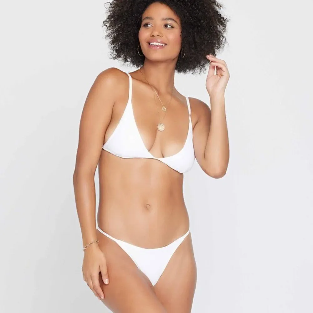 L*Space Swim MILLIE Ribbed Bikini Top